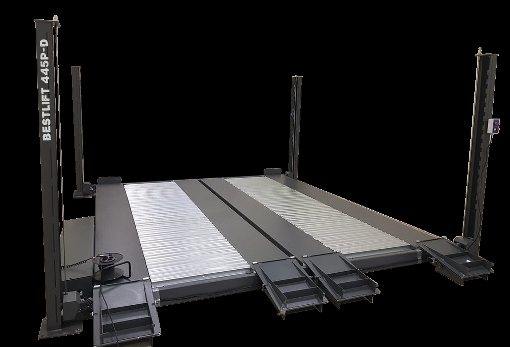 Solidny podnośnik parkingowy Bestlift w atrakcyjnej cenie. Przegląd modeli 4-kolumnowych